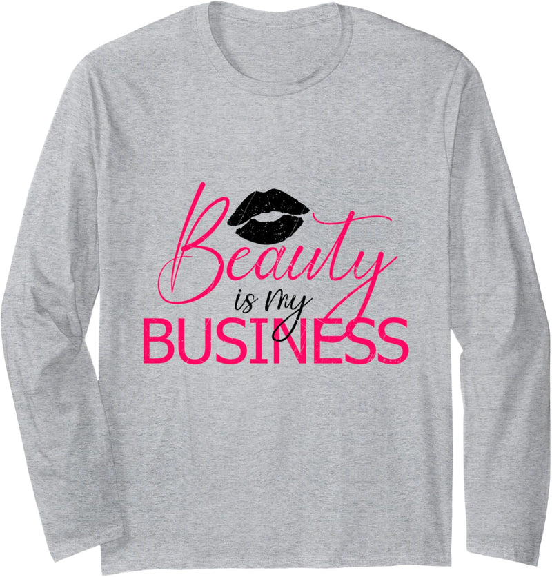 Beauty Is My Business Make Up Salon MUA Kosmetikstudio Langarmshirt