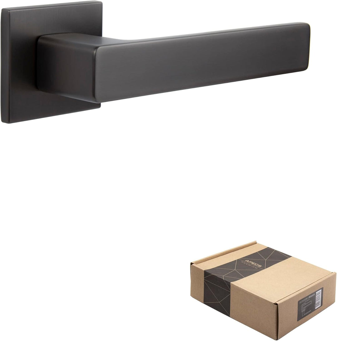 APECS Türgriffe innentüren Modern Türklinke für Haustür und Innentür mit quadratisch Rosetten Türgri