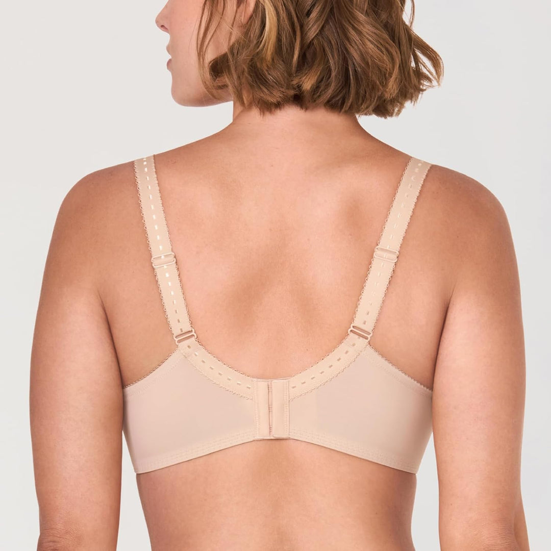 Delimira Damen Beauty Lace Nicht Gepolstert Minimizer Vollfigur Bügel-BH 105C Beige, 105C Beige
