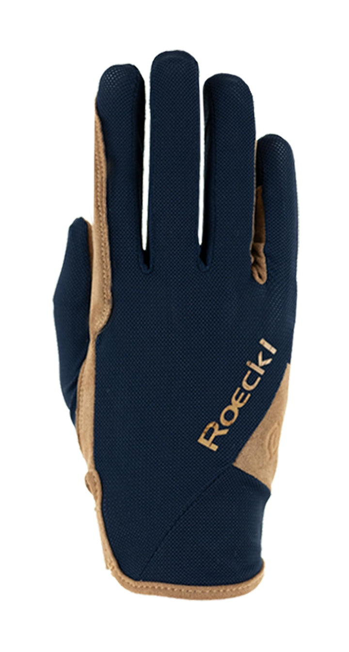 Roeckl Sports Reithandschuh MARENO, Freizeit Sommer Handschuh, 2 Farben, Grösse 6-11 6 Marine, 6 Mar