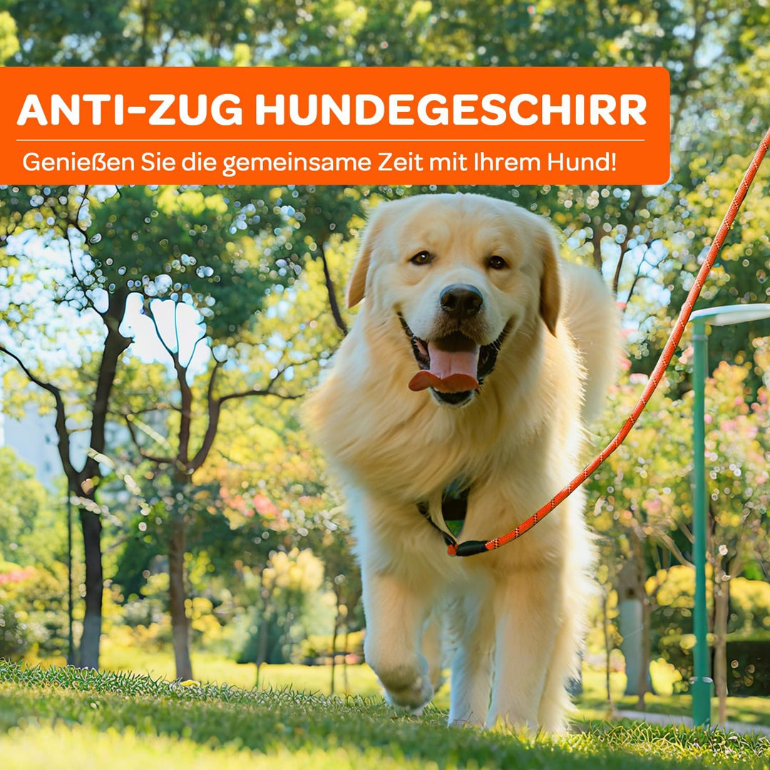 FURRYFECTION Hundegeschirr mittelgrosse Hunde, Geschirr Hund ausbruchsicher Antizuggeschirr ohne Zug