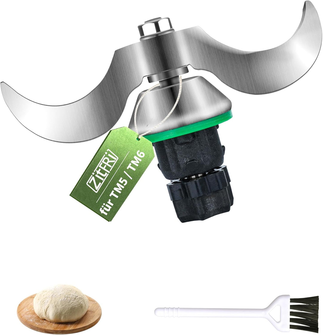 Teigmesser kompatibel mit Vorwerk Thermomix TM5 TM6 TM7 – Edelstahl Mixmesser Ersatzteil für Vorwerk