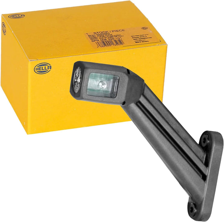 HELLA - Umrissleuchte - LED - 12/24V - Kabel: 2000mm - Stecker: AMP - 2-polig - links/seitlicher Anb
