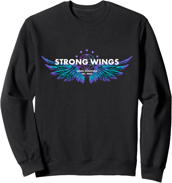 Strong Wings - Ästhetische Edgy Streetwear Sweatshirt