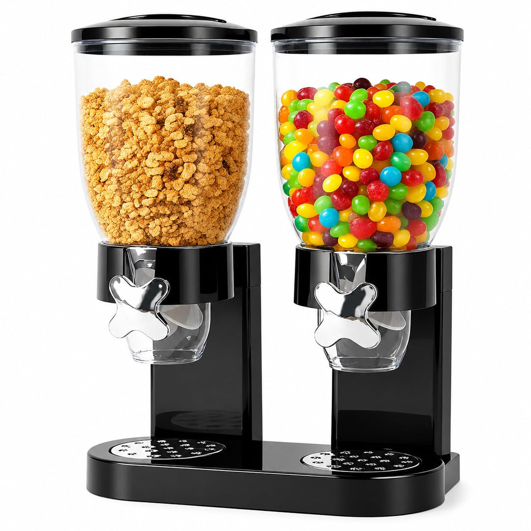 Cereal Dispenser Countertop 2L 2er Pack, Luftdichter Müslispender für die Organisation des Küchenvor