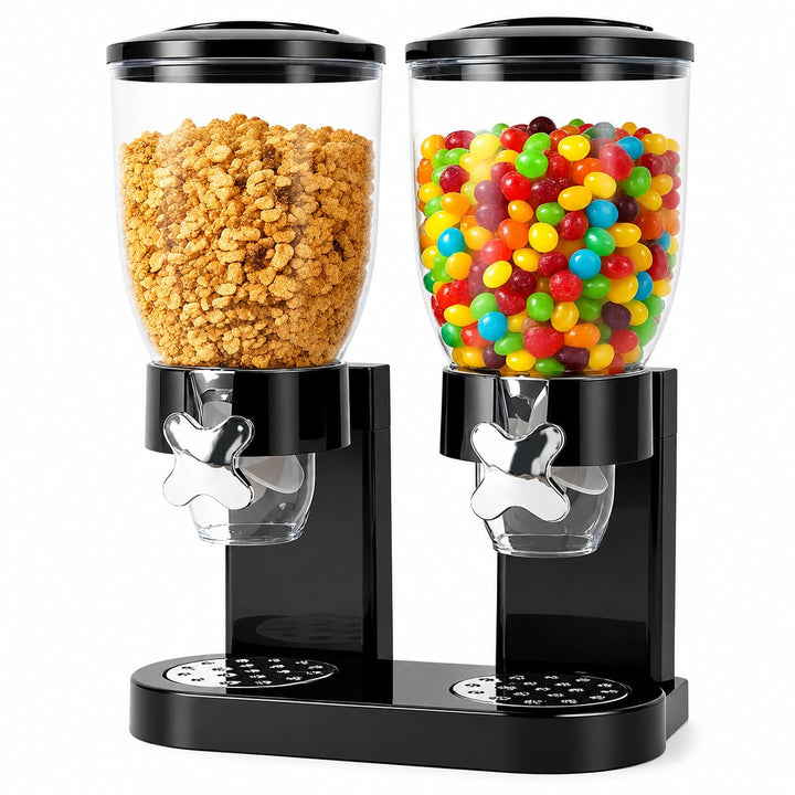 Cereal Dispenser Countertop 2L 2er Pack, Luftdichter Müslispender für die Organisation des Küchenvor