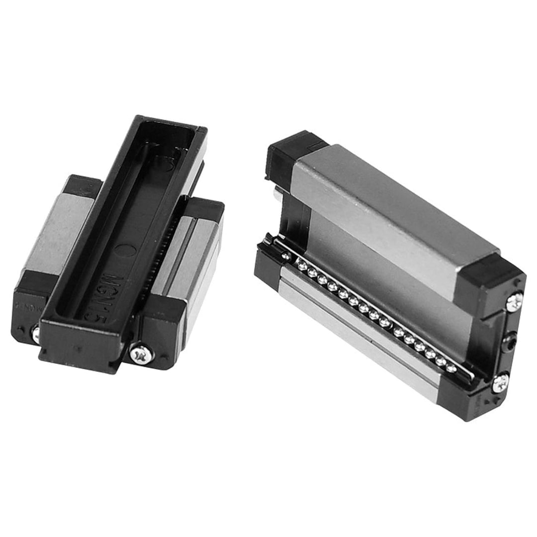 Coavoo MGN12H Mini Lineare Lagerschlitten Schienenführung 400mm 2 Stück mit 2 Stück MGN12H Typ H Blo