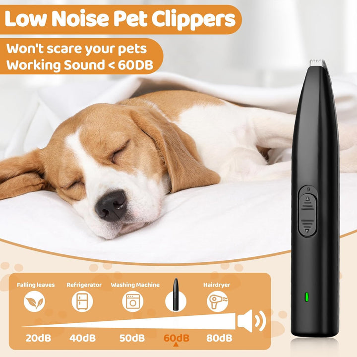 Hundeschermaschine, Pfotentrimmer für Hunde, Schermaschine Hund Pfoten Leise, Elektrischer Haustier