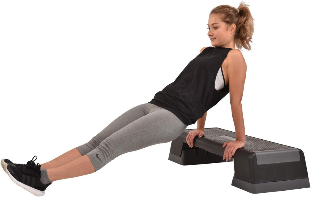 Step.Professional - Aerobic Steppbrett für das Workout zuhause - höhenverstellbarer Stepper bis 150k