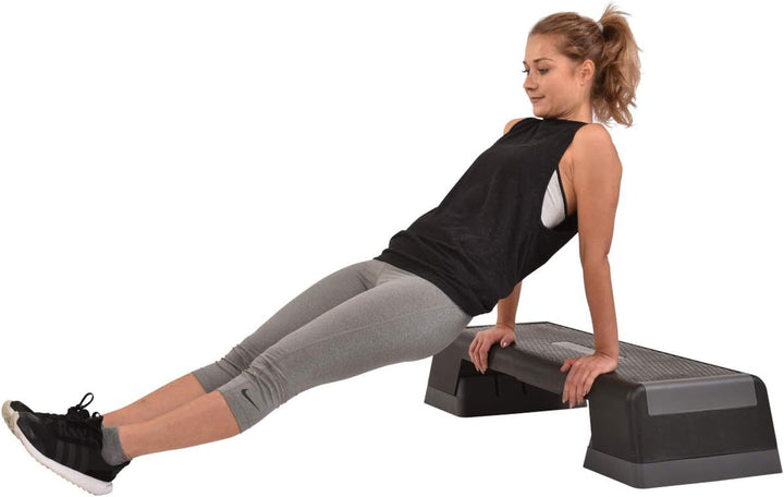 Step.Professional - Aerobic Steppbrett für das Workout zuhause - höhenverstellbarer Stepper bis 150k