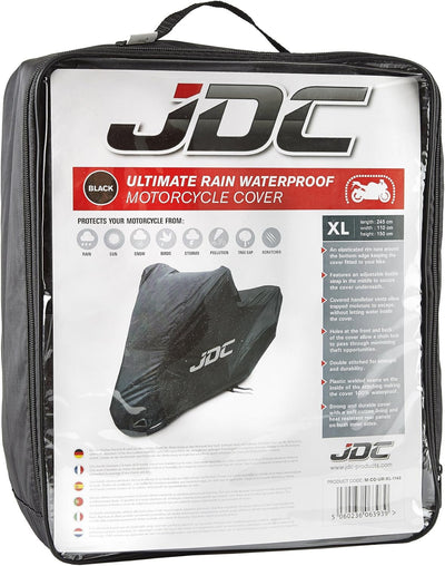 JDC 100% wasserdichte Motorradabdeckung – Ultimate RAIN (Strapazierfähig, weiches Futter, hitzebestä
