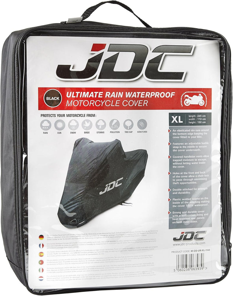 JDC 100% wasserdichte Motorradabdeckung – Ultimate RAIN (Strapazierfähig, weiches Futter, hitzebestä