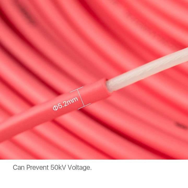 Cloudray 10Meter High Voltage Cable Flexible Silicone Hochspannungskabel flexibles Silikon für CO2 L