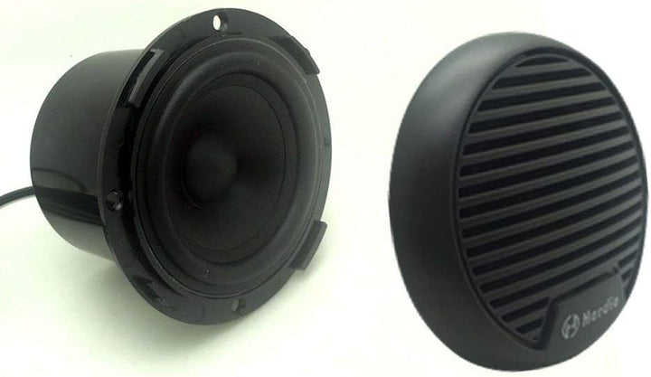 Herdio 7,6 cm Heavy Duty wasserdichte Motorrad Lautsprecher Wasserdicht Marine Lautsprecher für Boot