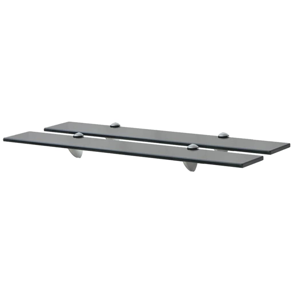 vidaXL 2X Regal Schwebend Wandregal Glasregal Glasboden Glasablage Badablage Wandablage Badregal Abl