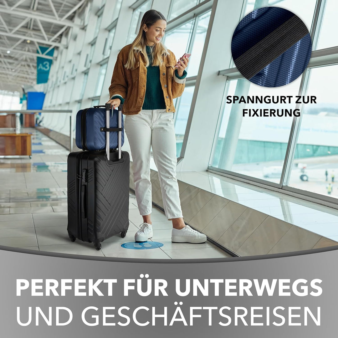 Xonic® Design Kosmetikkoffer aus ABS Hartschale – Robustes Beautycase als Handgepäck - Kosmetiktasch