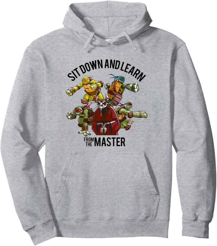 Teenage Mutant Ninja Turtles Sit Down Learn From The Master Pullover Hoodie