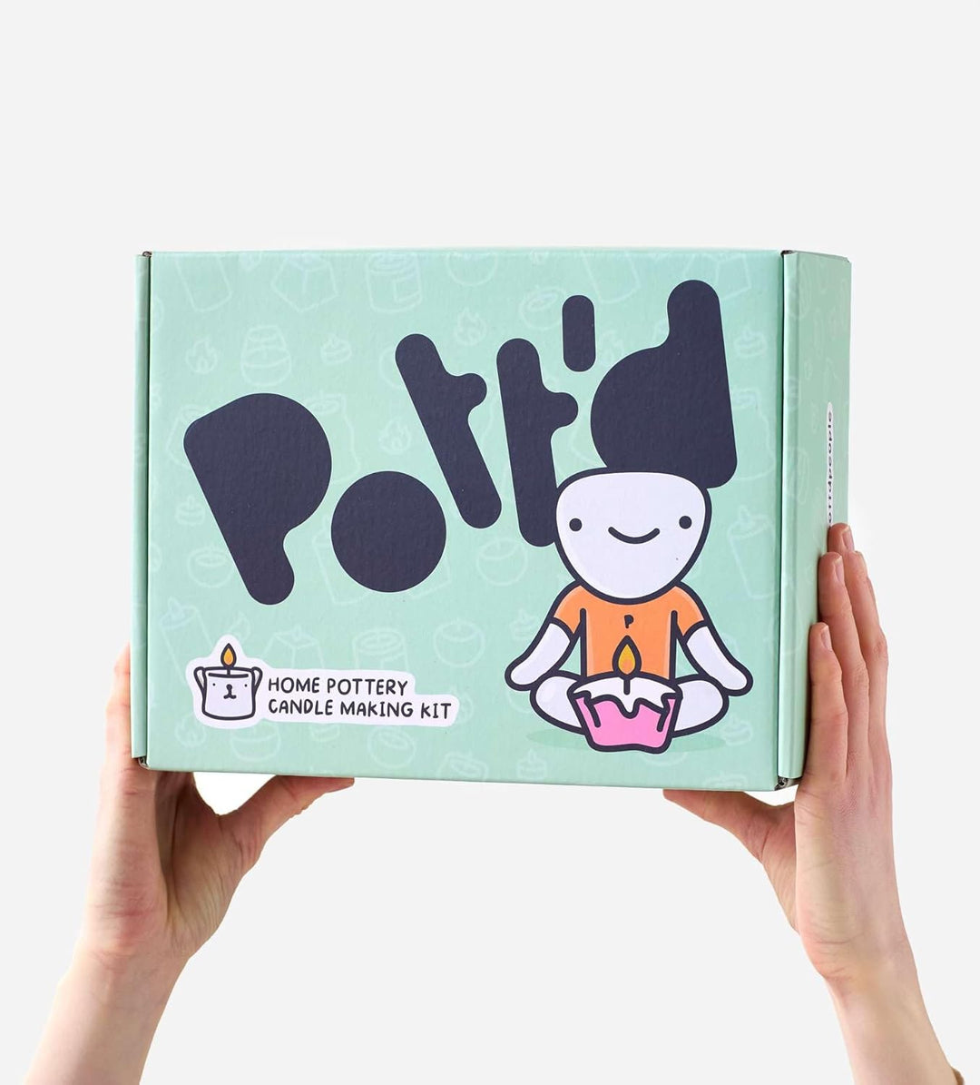 Pott’d Kerzen Giessen Töpferset für Zuhause - DIY Kerzen Selber Machen für Erwachsene. Personalisier