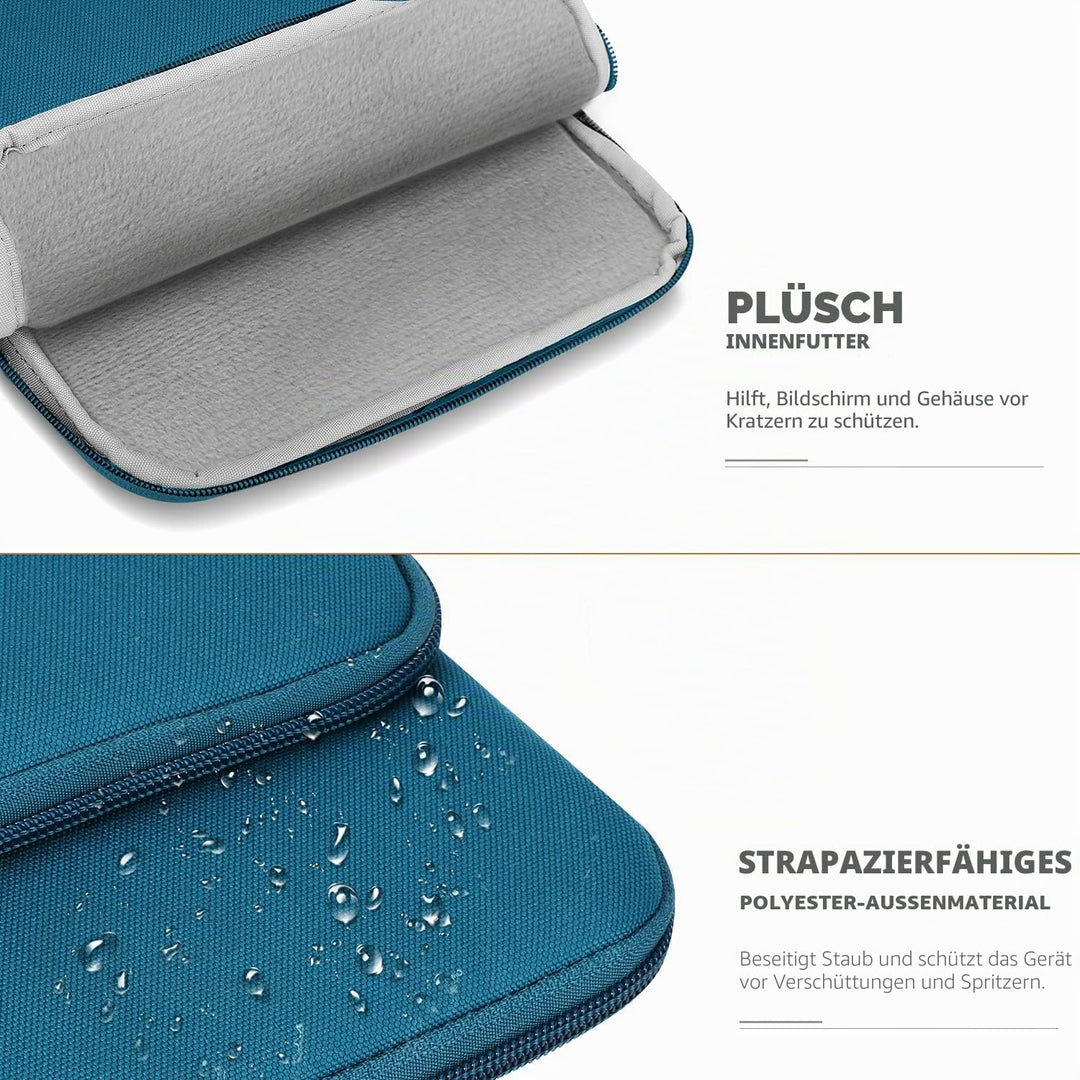 MoKo 12.9 Zoll Tablet Hülle Kompatibel mit iPad Pro 12.9 M2 2022-2018, Galaxy Tab S8+ 12.4", Surface