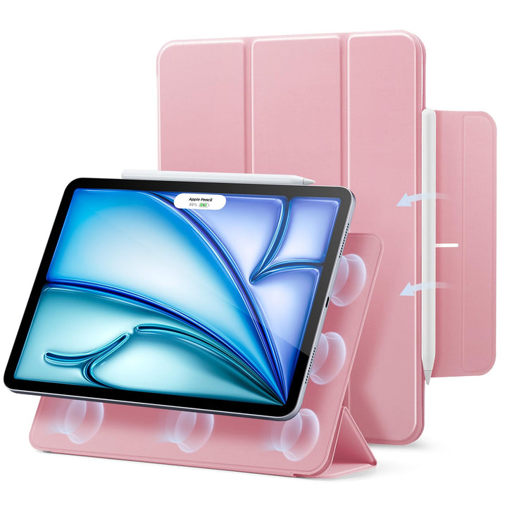 ESR für iPad Air 11 Zoll 2026 Hülle M4/M3/M2, iPad Air 5/4 Hülle (2025/2024/2022/2020) Starke Magnet