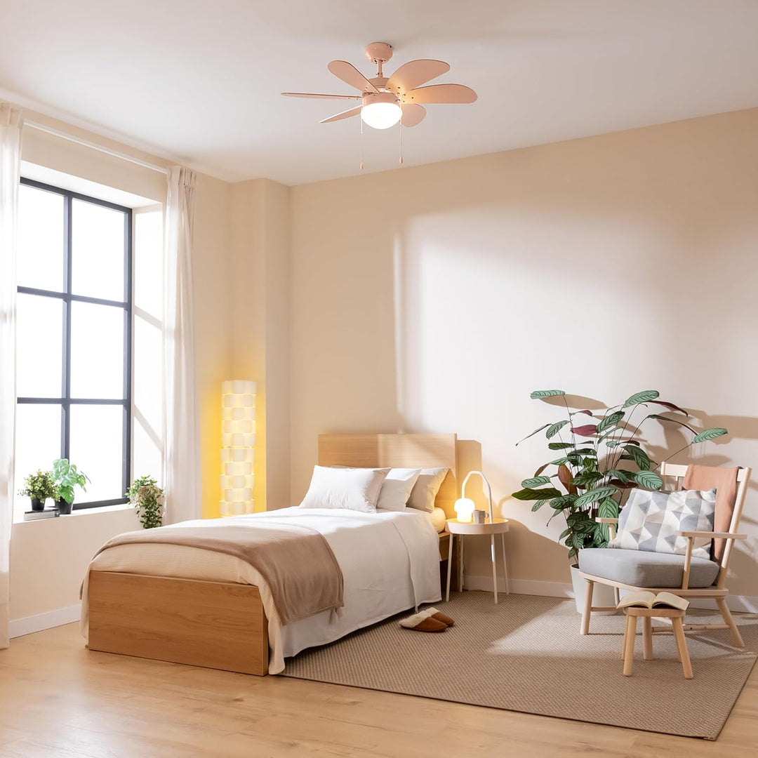 Cecotec - Deckenventilator mit Licht EnergySilence Aero 3600 Vision Full Nude, 50 W, 91 cm, 3 Geschw
