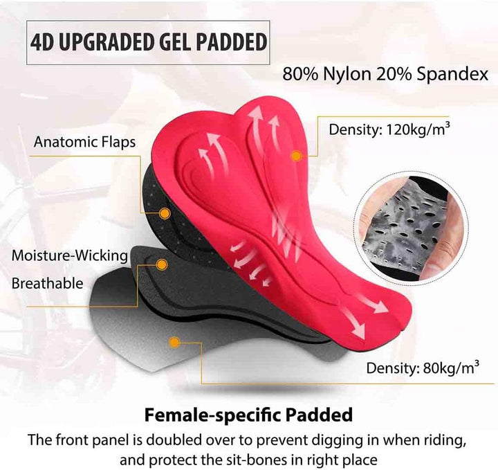 baleaf Fahrradhose Damen Winter Wasserdicht Thermo Radhose Damen Fleece Gefüttert Winddicht Fahrradh