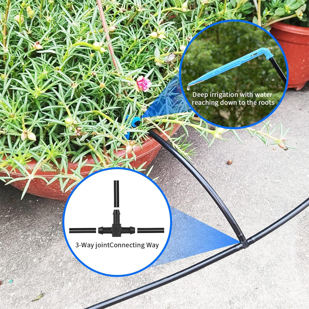 Solar Bewässerungssystem automatische Set, Automatisches Gartenbewässerungssystem mit 15 M Schlauch