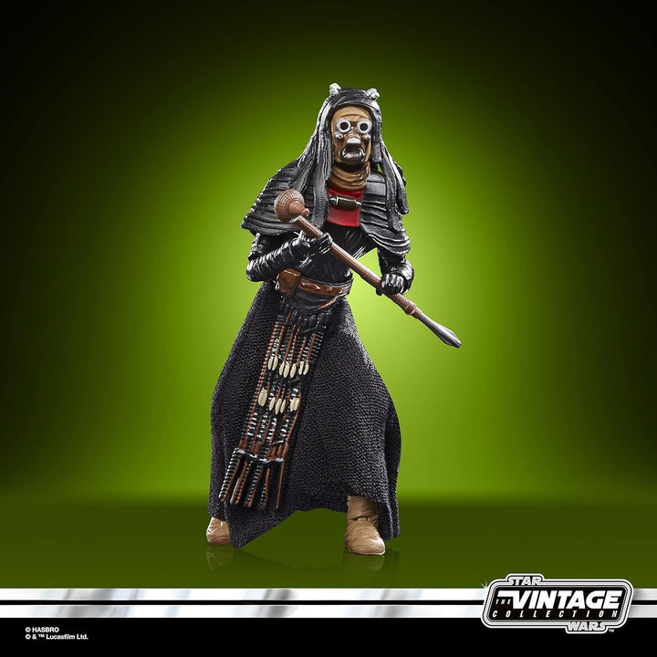 Star Wars The Vintage Collection Tusken Warrior, Buch von Boba Fett, Action-Sammelfigur, 9,5 cm