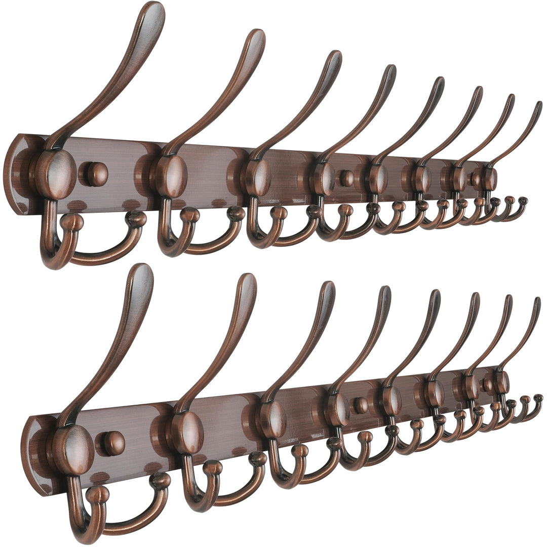 Dseap Garderobenleiste mit 8 haken, schwerlast 74cm Lang garderobenhaken, edelstahl wandgarderobe, k