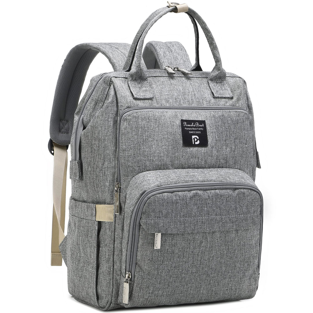 Pomelo Best Baby Wickelrucksack stylische Wickeltasche Rucksack mit Wickelunterlage multifunktional