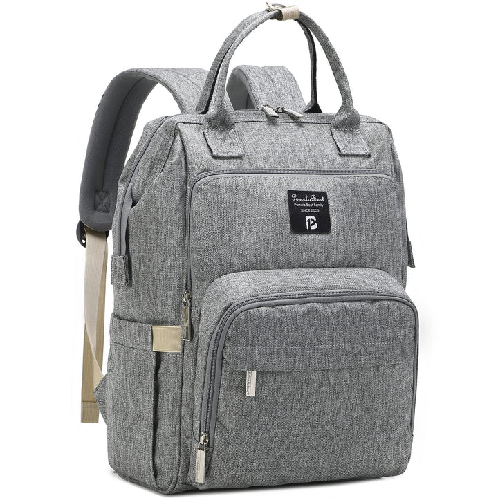 Pomelo Best Baby Wickelrucksack stylische Wickeltasche Rucksack mit Wickelunterlage multifunktional