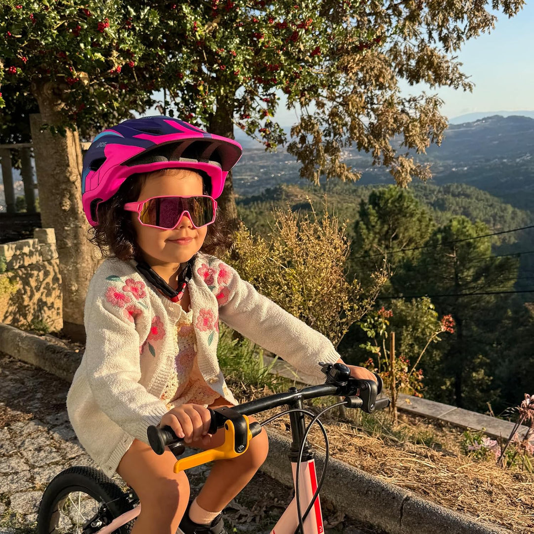 ROCKBROS Kinderhelm Integriert Fahrradhelm Kinder Jugend Fullface Helm mit Abnehmbarem Kinnschutz BM
