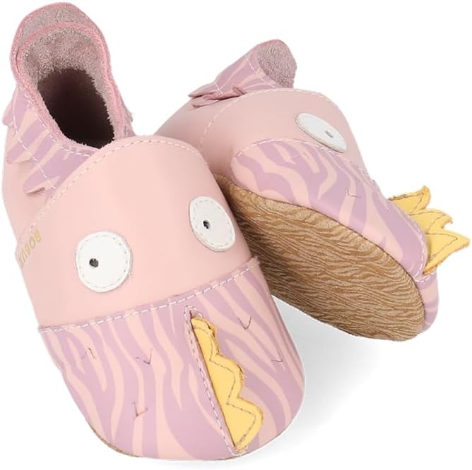 Bobux Jungen Mary Jane Schwarze TupfenSlipper Small Gruff Blossom Zebra, Small Gruff Blossom Zebra