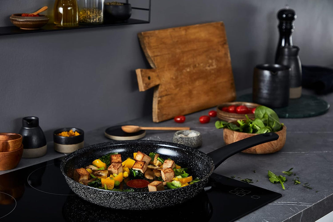 Tefal C41806 Intensity Bratpfanne 28 cm | Keramikversiegelung | Thermo-Signal Temperaturindikator |