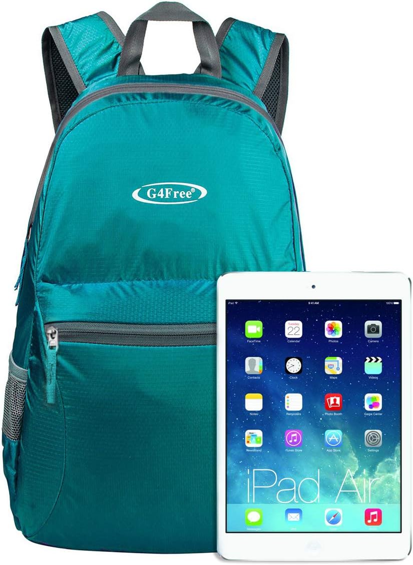 G4Free 20L Faltbarer Rucksack Ultraleichter Wanderrucksack Daypack für Männer Frauen und Kinder für