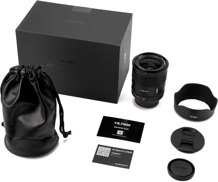 VILTROX 35mm F1.2 FE (N), AF 35mm f/1.2 LAB FE Objektiv für Sony E Mount Ohne LCD, Vollformat F1.2 P