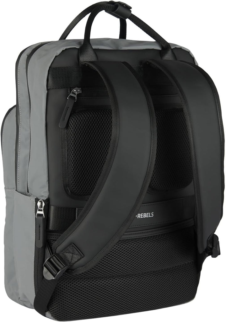 New Rebels Unisex Milwaukee Rucksack (1er Pack) 28x16x44cm Silver Reflective, 28x16x44cm Silver Refl
