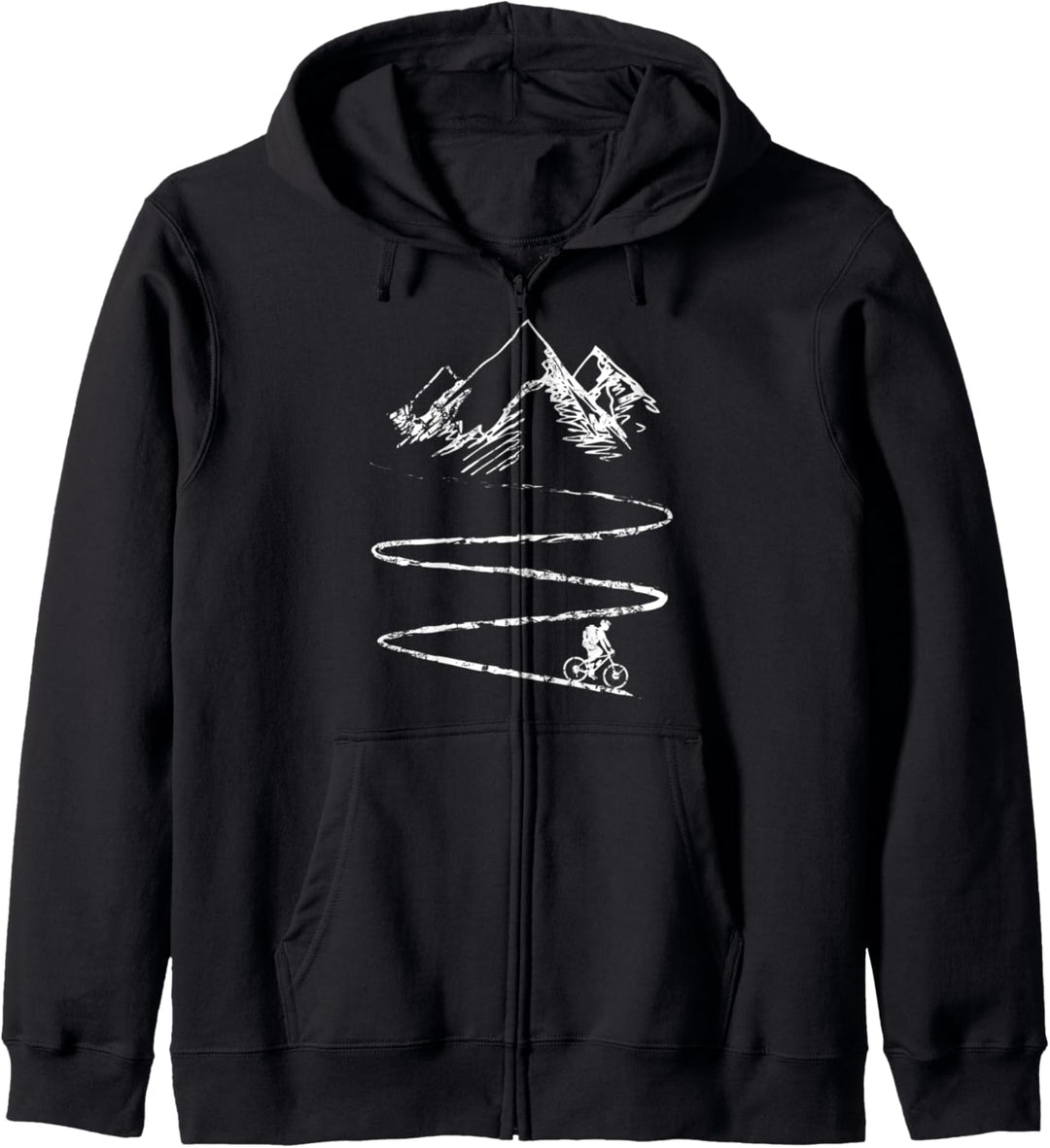 Mountainbike Radfahren Fahrrad Downhill Biker Geschenk Kapuzenjacke
