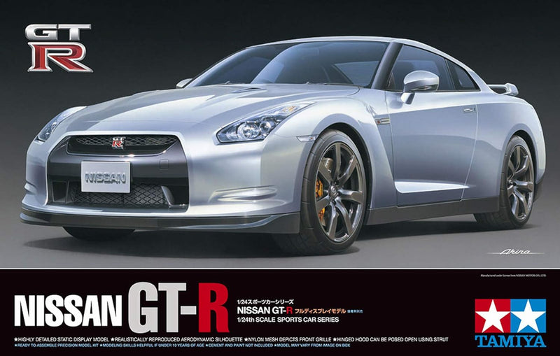 TAMIYA 300024300 Nissan GT-R Strassenversion Automodell Bausatz 1:24, Mittel