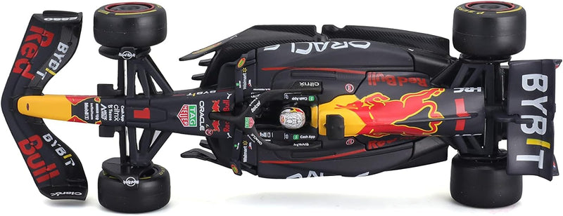 Bburago F1 Red Bull RB18 (2022): Modellauto im Massstab 1:43, 1 Max Verstappen, mit Fahrer, Hardcase