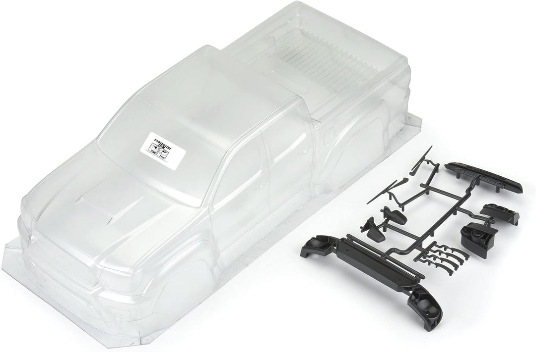 1/10 2015 Toyota Tacoma TRD Pro Clear Body 12.3" (313mm) Wheelbase: Crawlers