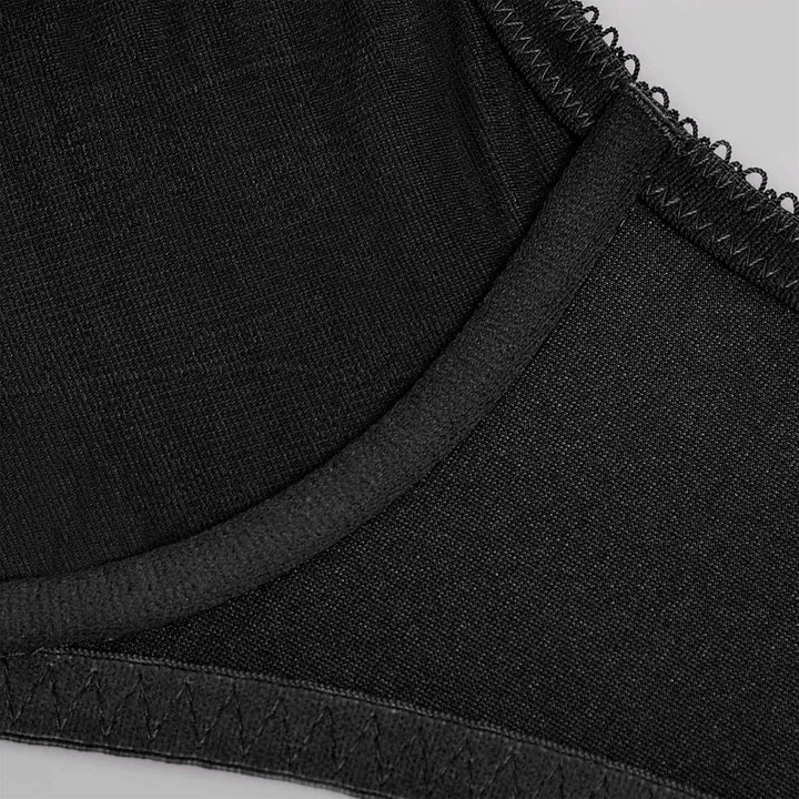 DELIMIRA Damen Minimizer BH ohne Einlagen mit Spitze mit Bügel Grosse Grössen 75C Schwarz, 75C Schwa