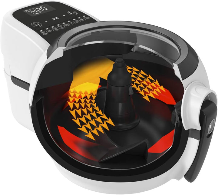 Tefal Actifry Genius Snaking FZ761015 Fritteuse ohne Öl, 1,2 kg, mit 9 Automatikprogrammen und Snack