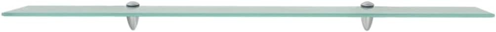 vidaXL Wand Regal Glasregal Glasboden Glasablage Badregal Glas 100x10 cm 8 mm 100 x 10 cm Transparen