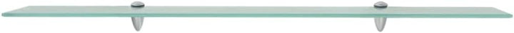 vidaXL Wand Regal Glasregal Glasboden Glasablage Badregal Glas 100x10 cm 8 mm 100 x 10 cm Transparen