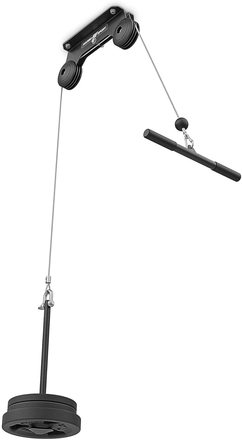Marbo Sport Latzug zur Deckenbefestigung MH-W105 2.0 | Made in EU Schwarz, Schwarz
