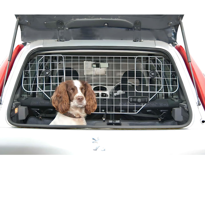 Hundegitter fürs Auto-Schutzgitter Trenngitter verstellbar Hundeschutzgitter für den Kofferraum für