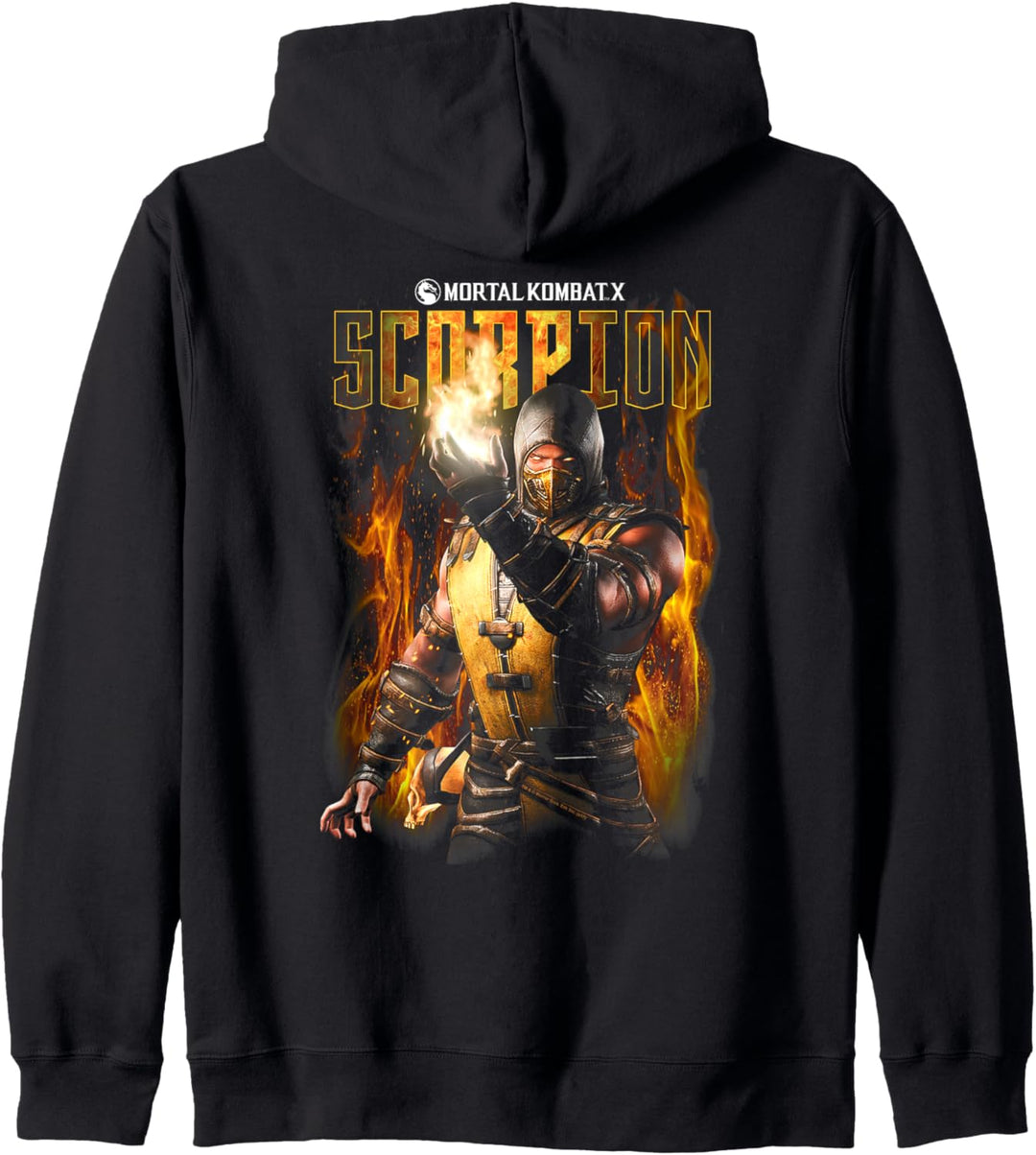 Mortal Kombat X Scorpion Flames Kapuzenjacke