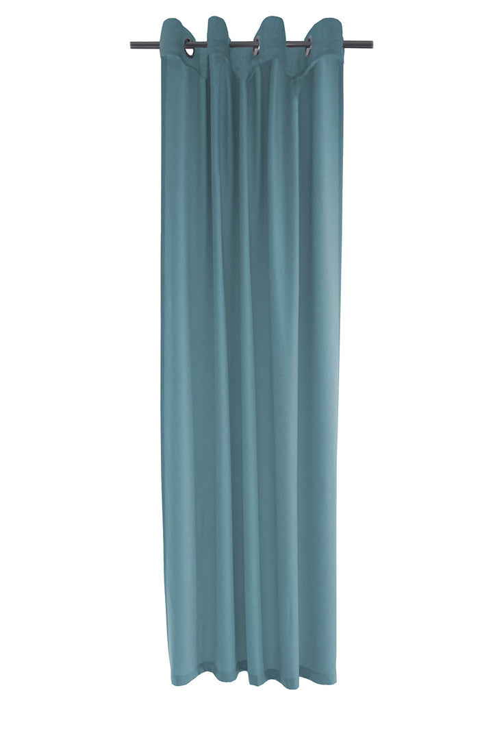 Homing blickdichter Vorhang mit Ösen blau (1Stück) 245 x 140 cm (HxB) 5638-76 Himmelblau, Himmelblau