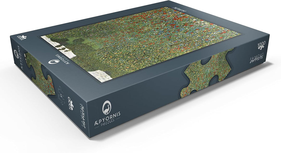 Gustav Klimt's Mohnfeld (1907) - Premium 1000 Teile Puzzle - MyPuzzle Sonderkollektion von Æpyornis,